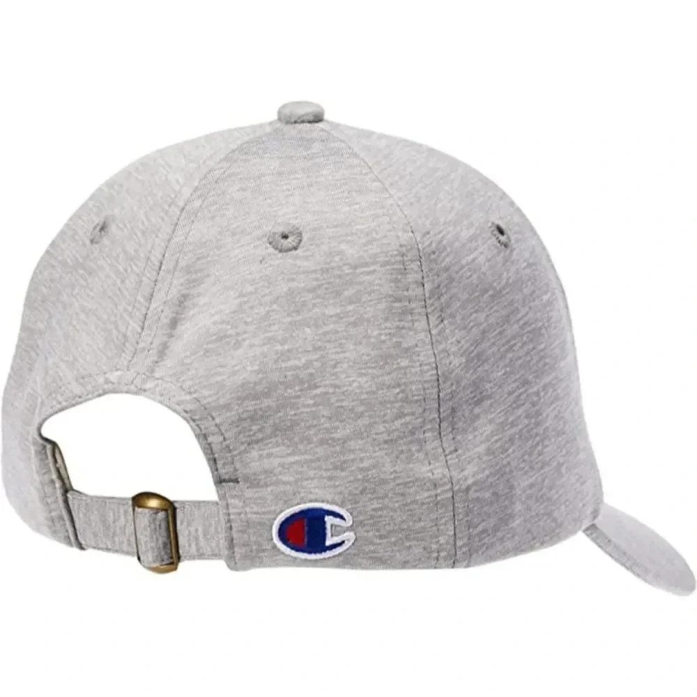 Champion Men's Unisex Gray Adjustable Relaxed Fit Hat Cap - OSFA